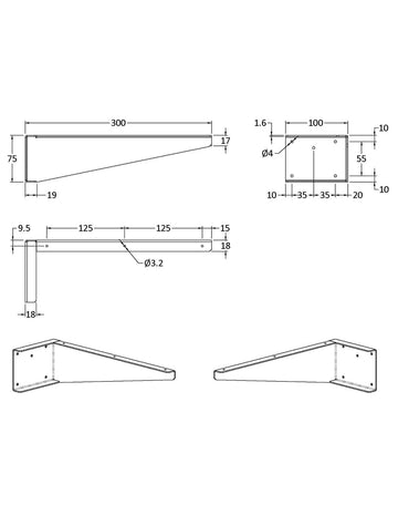 Shelf Support Brackets