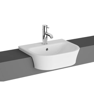 Kartell Eklipse 450mm Compact Semi-Recessed Basin