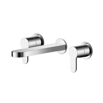 Arvan Wall Mounted 3 Tap Hole Basin Mixer