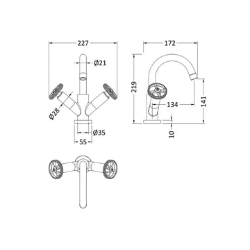 HR Revolution Mono Basin Mixer