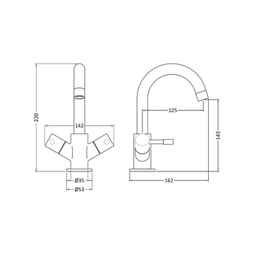 Series Two Mono Basin Mixer