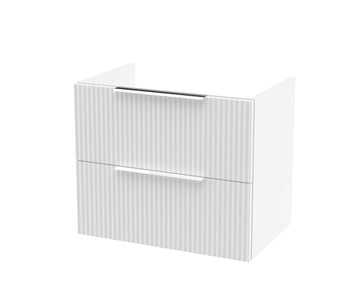 HR Fluted 600mm Wall Hung 2-Drawer Unit