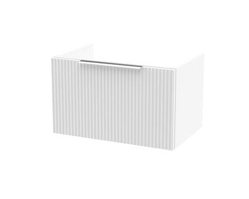 HR Fluted 600mm Wall Hung Single Drawer Unit