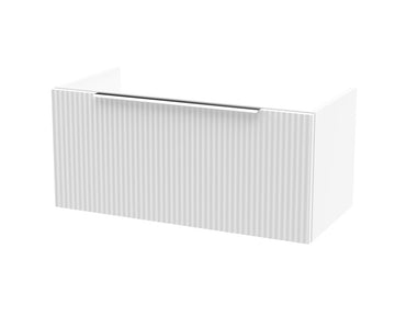 HR Fluted 800mm Wall Hung Single Drawer Unit