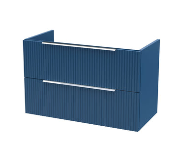 HR Fluted 800mm Wall Hung 2-Drawer Unit