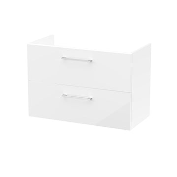 Arno 800mm Wall Hung 2-Drawer Unit