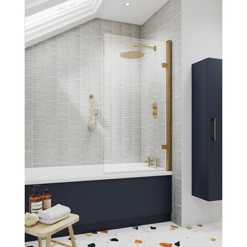 Pacific Square Screens Square Hinged Bath Screen