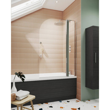 Round Bath Screen Fixed Panel & Rail