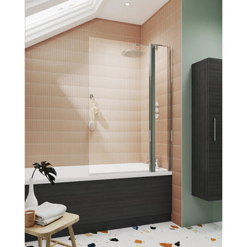 Square Bath Screen With Fixed Panel