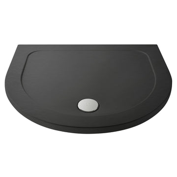 D Shaped Slimline Shower Tray