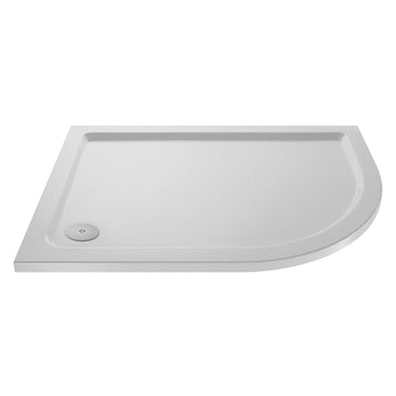 Slip Resistant Offset Quadrant Slimline Shower Tray Right Hand