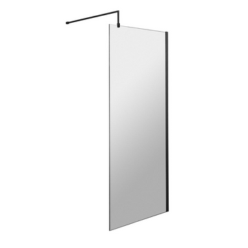 Wetroom Screen With Support Bar