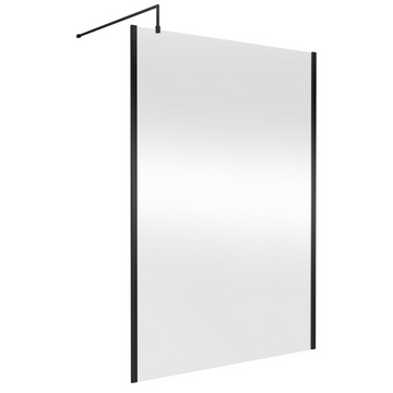 Outer Framed Wetroom Screen with Support Bar