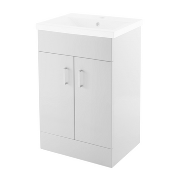 Eden Floor Standing 2 Door Vanity Cabinet 500mm