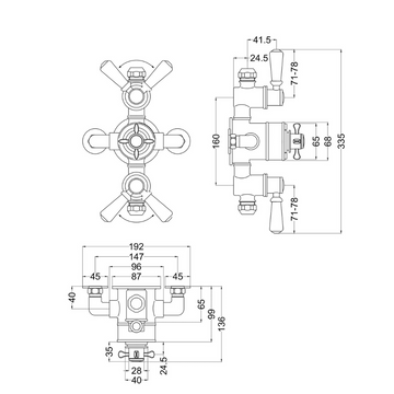 Selby Triple Exposed Valve