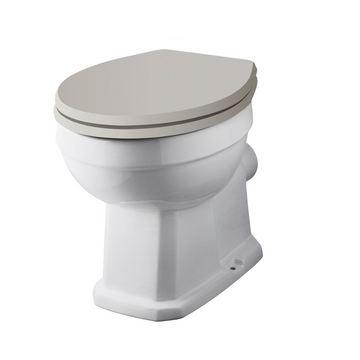 HR Richmond Comfort Height Mid Level Pan, Cistern and Flush Pipe Kit