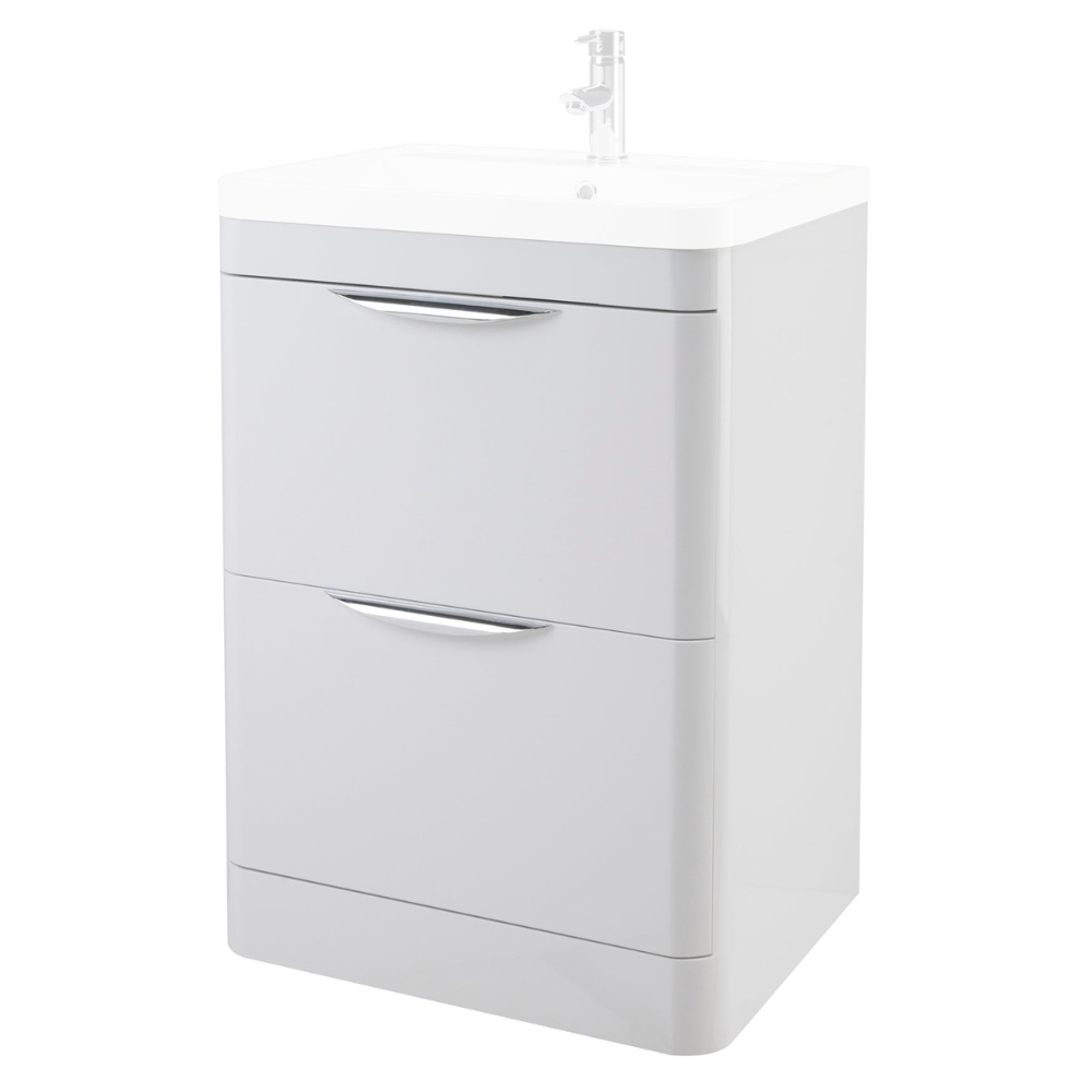 Parade Floor Standing 2 Drawer Basin Unit 600mm