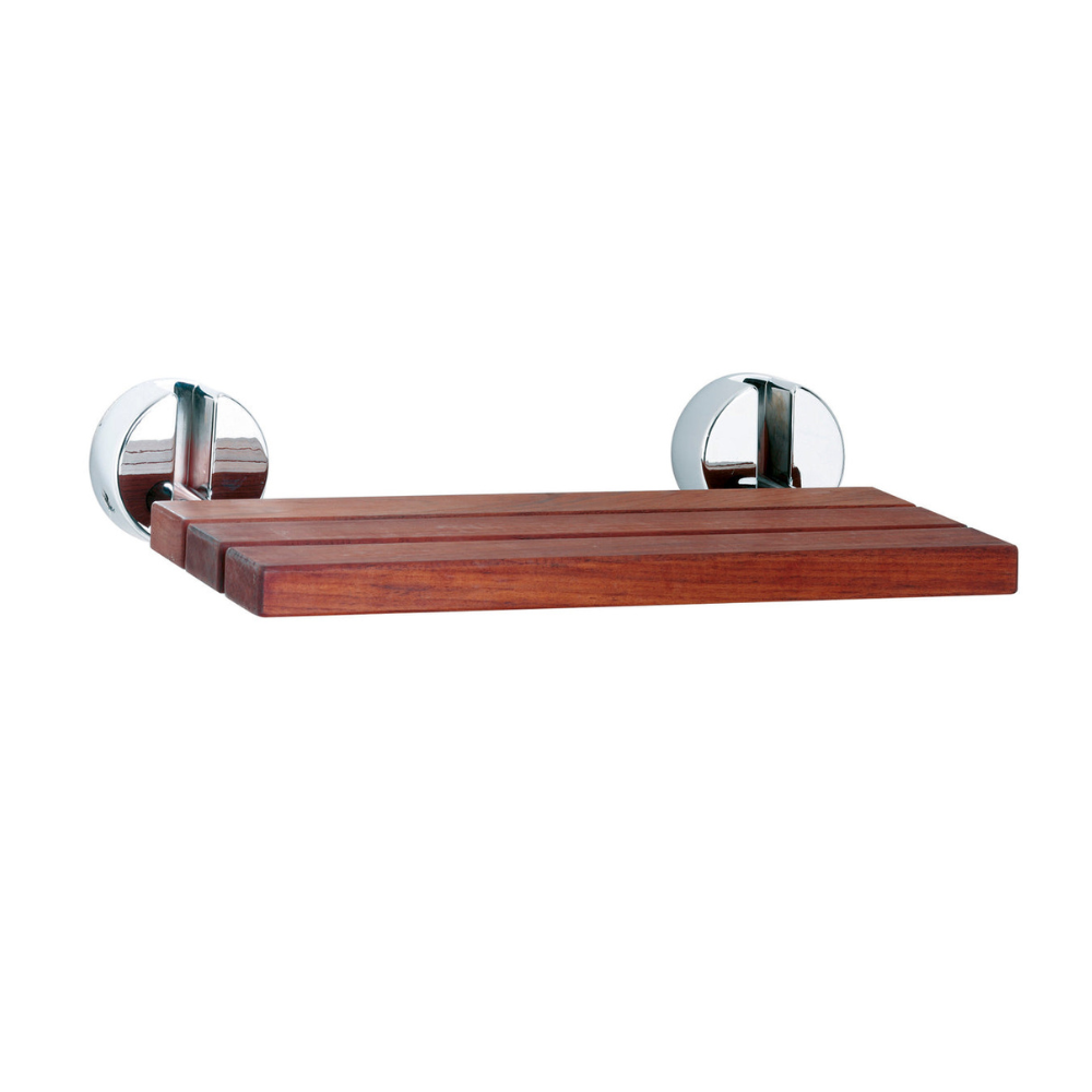 Features & Benefits Chrome hinges Wooden seat