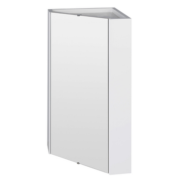 Mayford Wall Hung Corner Single Door Mirror Cabinet