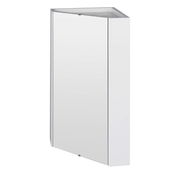 Mayford Wall Hung Corner Single Door Mirror Cabinet