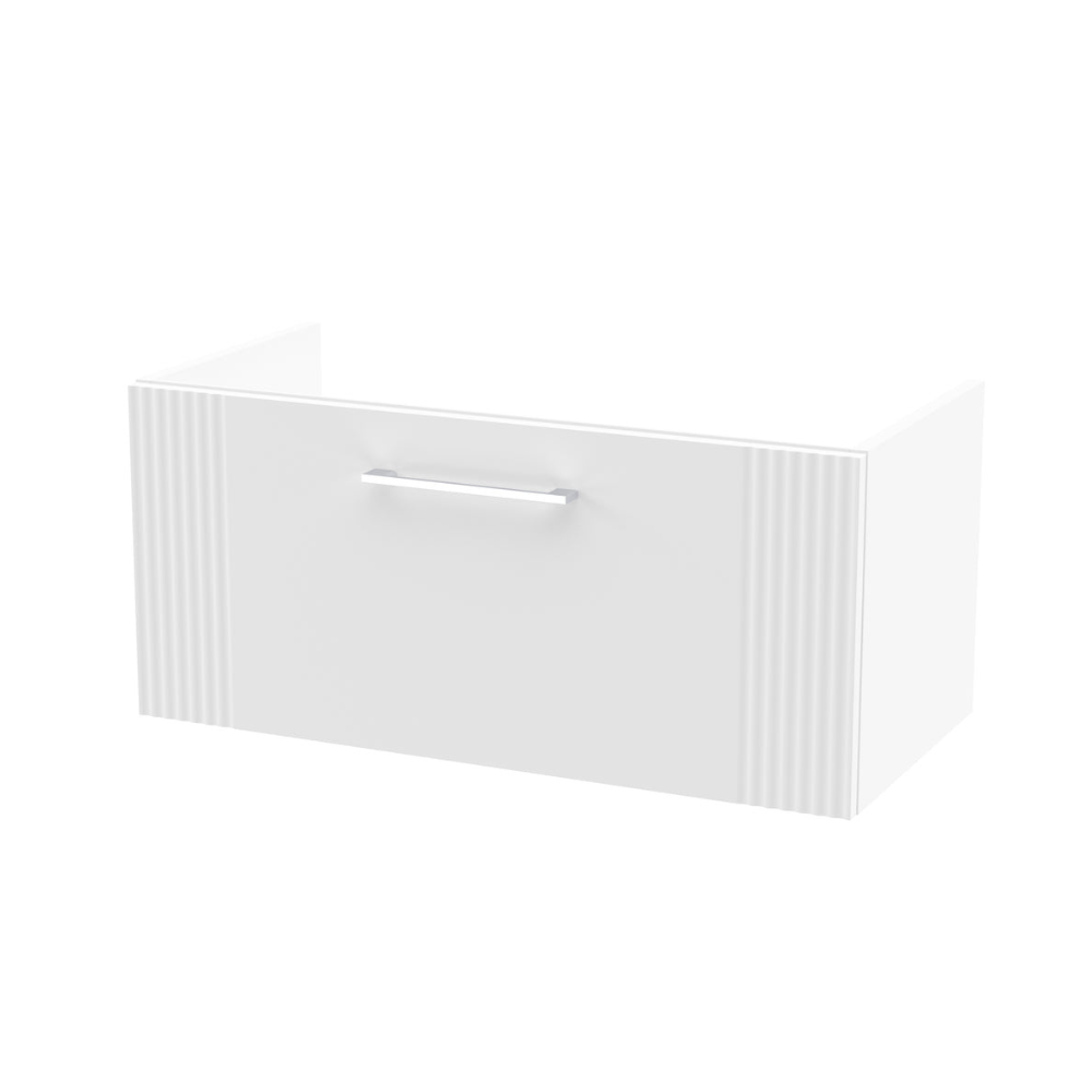 Deco 800mm Wall Hung Single Drawer Unit