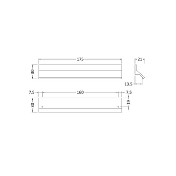 Handles Profile Handle 160mm Centres