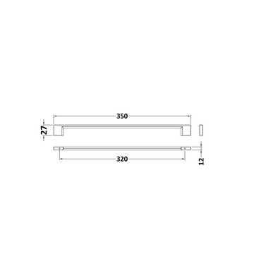 Handles D Handle 320mm Centres