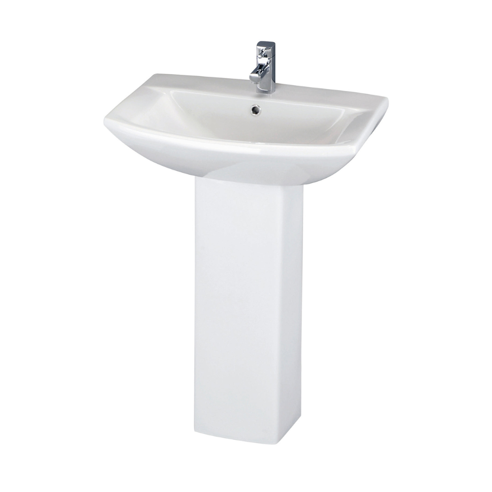 Asselby 600mm Basin & Pedestal