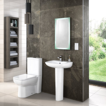 Ambrose Compact Semi Flush to Wall WC