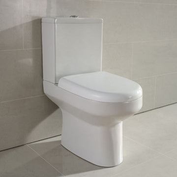 KARTELL BIJOUX CLOSE COUPLED TOILET WITH CISTERN AND PREMIUM SOFT CLOSE SEAT