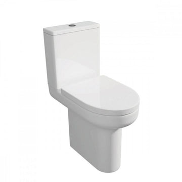 KARTELL BIJOUX WHITE COMFORT HEIGHT TOILET WITH CISTERN AND SOFT CLOSE SEAT