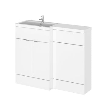 HR Fusion Floor Standing 2 Door Vanity Basin & WC Left Hand Combination 1100mm