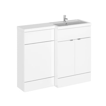 HR Fusion Floor Standing 2 Door Vanity Basin & WC Right Hand Combination 1100mm