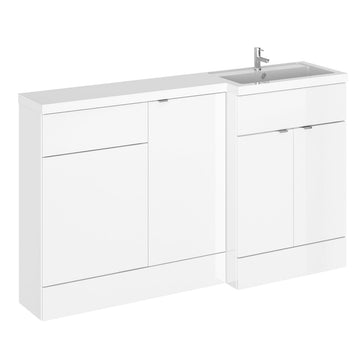 HR Fusion Floor Standing 3 Door Vanity Basin & WC Right Hand Combination 1500mm