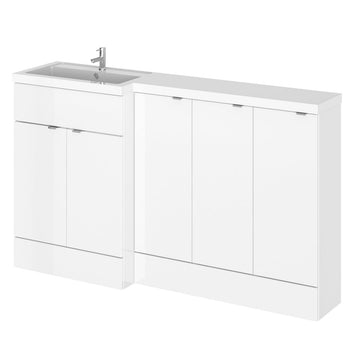 HR Fusion Floor Standing 5 Door Vanity Basin Left Hand Combination 1500mm