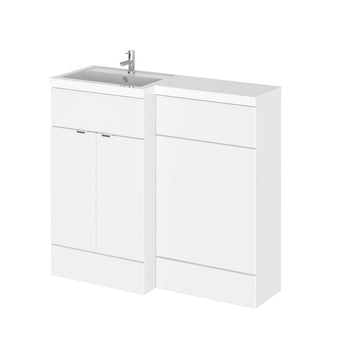 HR Fusion Floor Standing 2 Door Vanity Basin & WC Left Hand Combination 1000mm