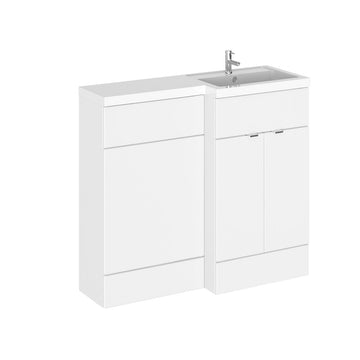 HR Fusion Floor Standing 2 Door Vanity Basin & WC Right Hand Combination 1000mm