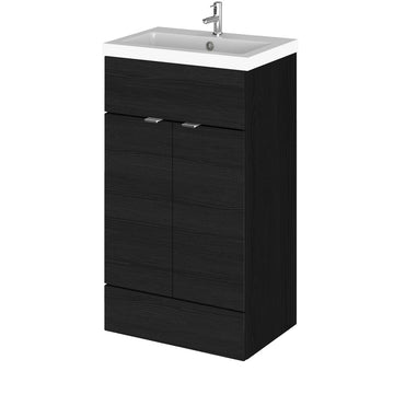 HR Fusion Floor Standing 2 Door Vanity Unit & Polymarble Basin 500mm