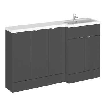 HR Fusion Floor Standing 5 Door Vanity Basin Right Hand Combination 1500mm