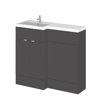 HR Fusion Floor Standing 2 Door Vanity Basin & WC Left Hand Combination 1000mm