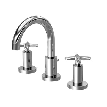 Aztec Deck Mount 3 Tap Hole Basin Mixer