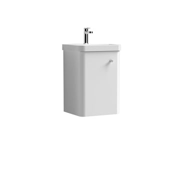 Core Wall Hung Single Door Vanity With Ceramic Basin 400mm