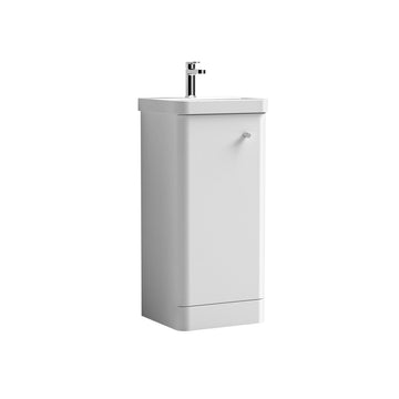 Core Floor Standing Single Door Vanity With Ceramic Basin 400mm