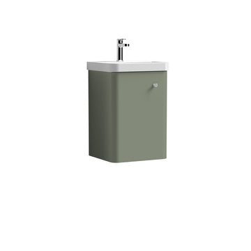 Core Wall Hung Single Door Vanity With Ceramic Basin 400mm