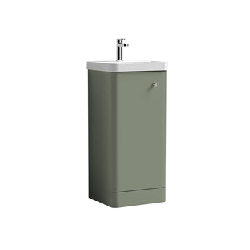 Core Floor Standing Single Door Vanity With Ceramic Basin 400mm