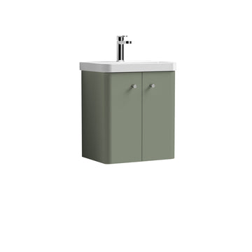 Core Wall Hung 2 Door Vanity With Ceramic Basin 500mm