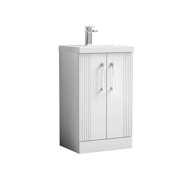 Deco 500mm Floor Standing 2 Door Vanity & Basin 1