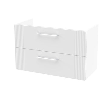 Deco 800mm Wall Hung 2-Drawer Unit