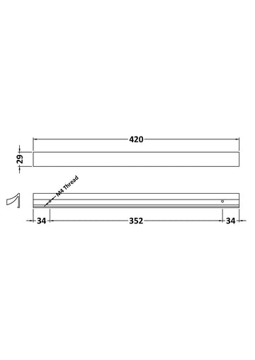 Handles Handle 420mm Centres