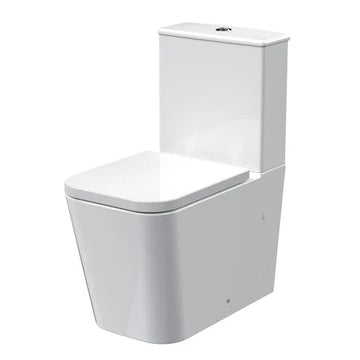 Ava Flush Rimless Toilet Pan, Cistern & Soft Close Seat